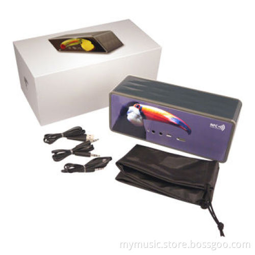 Wireless Bluetooth Speaker with NFC, 2,600mAh, (5V DC Lithium Battery Input)